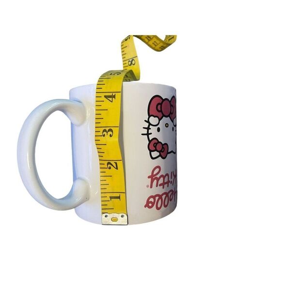Hello Kitty by Sanrio White Pink Ceramic Drinkware Mug - Picture 5 of 8